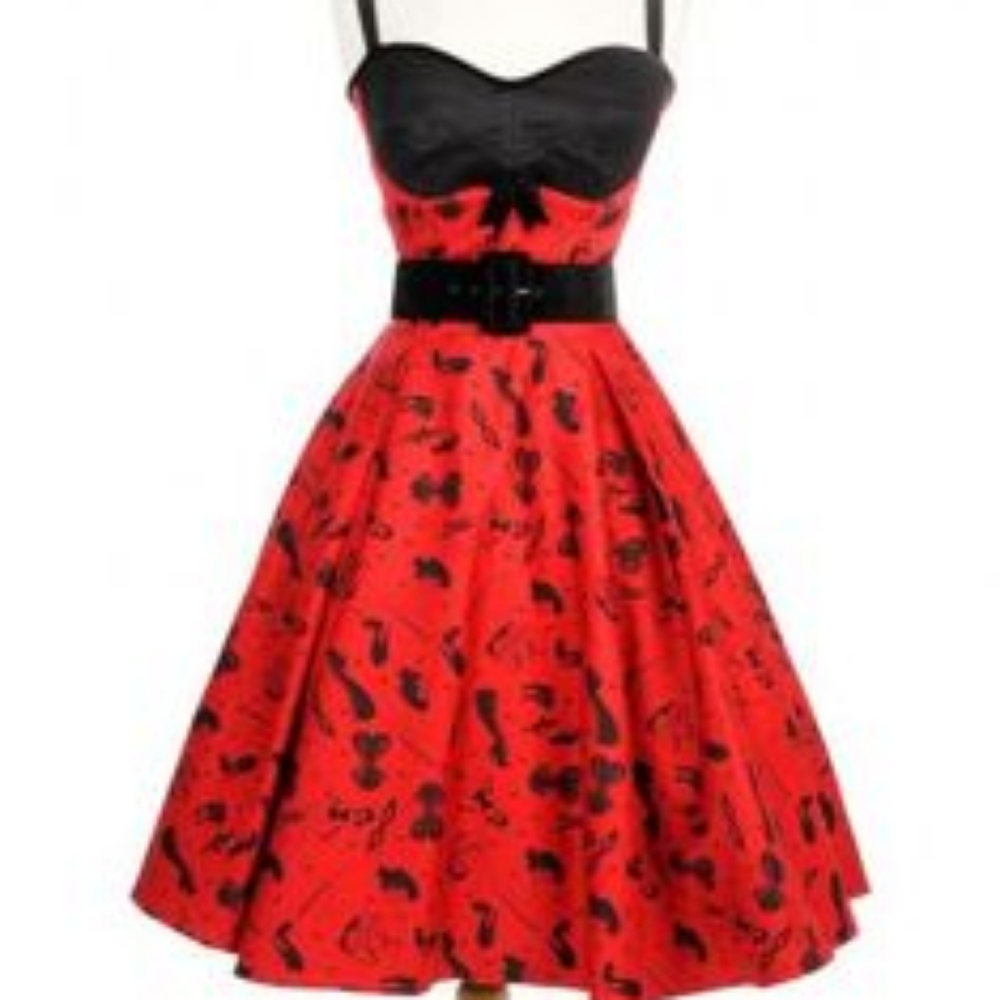 Deadly Dames Peasant fetish dress